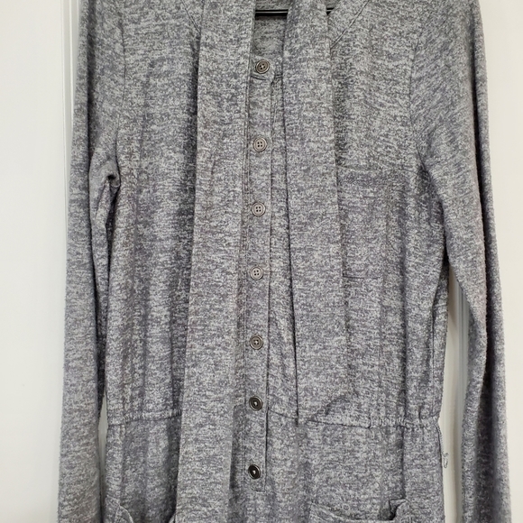 Spense Women's Medium Fleecey Button Up Comfy Jumpsuit - Picture 6 of 8